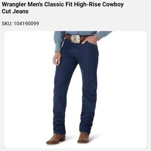 Wrangler Men's Cowboy cut Jeans BUNDLE (3) 37X32